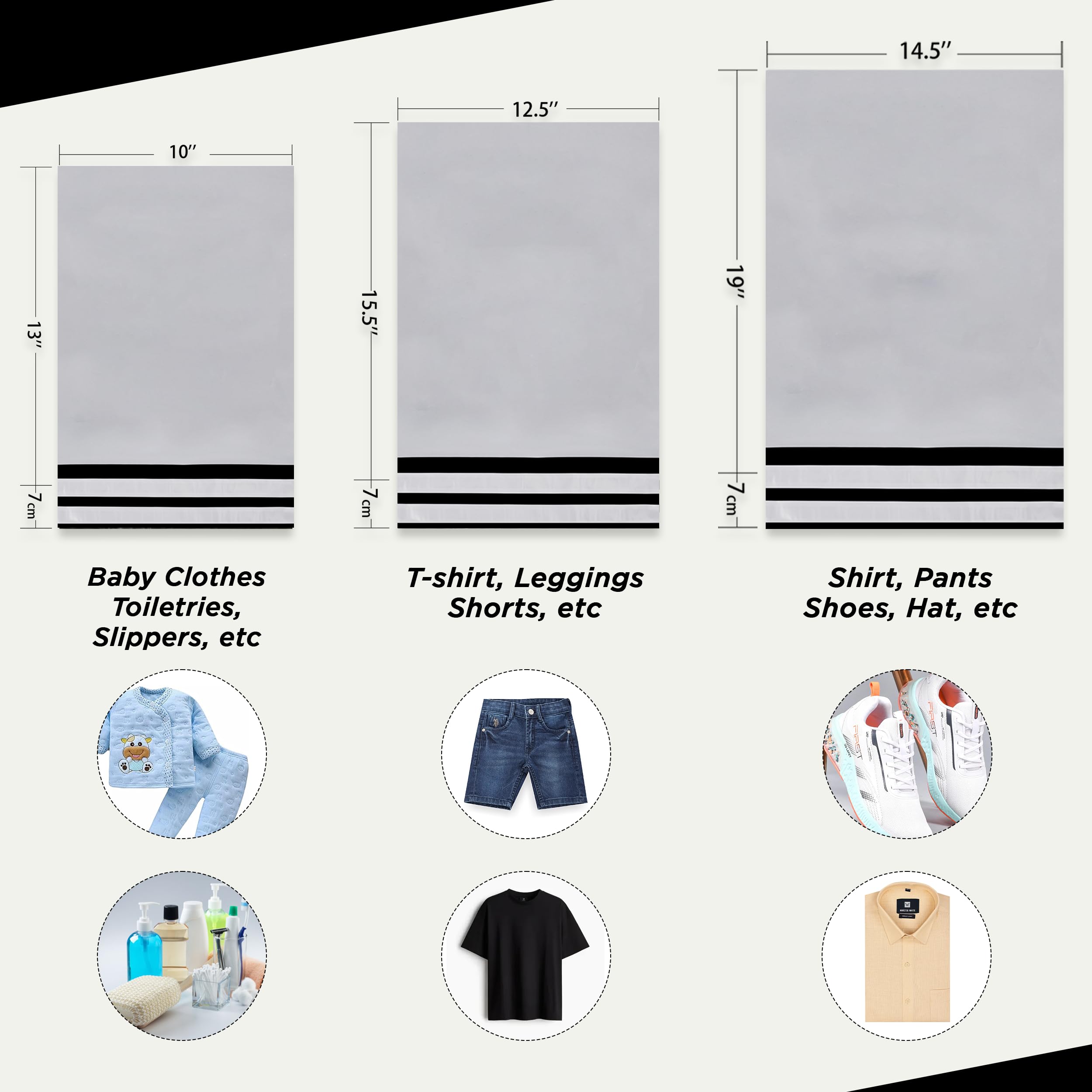 100 Pack Eco-Friendly Recyclable Poly Mailers 14.5x19 Inches - Self-Adhesive Shipping Envelopes for Ecommerce, Strong Mailing Bags for Packages - Perfect for Online Stores, Amazon Sellers & Small Business Shipping