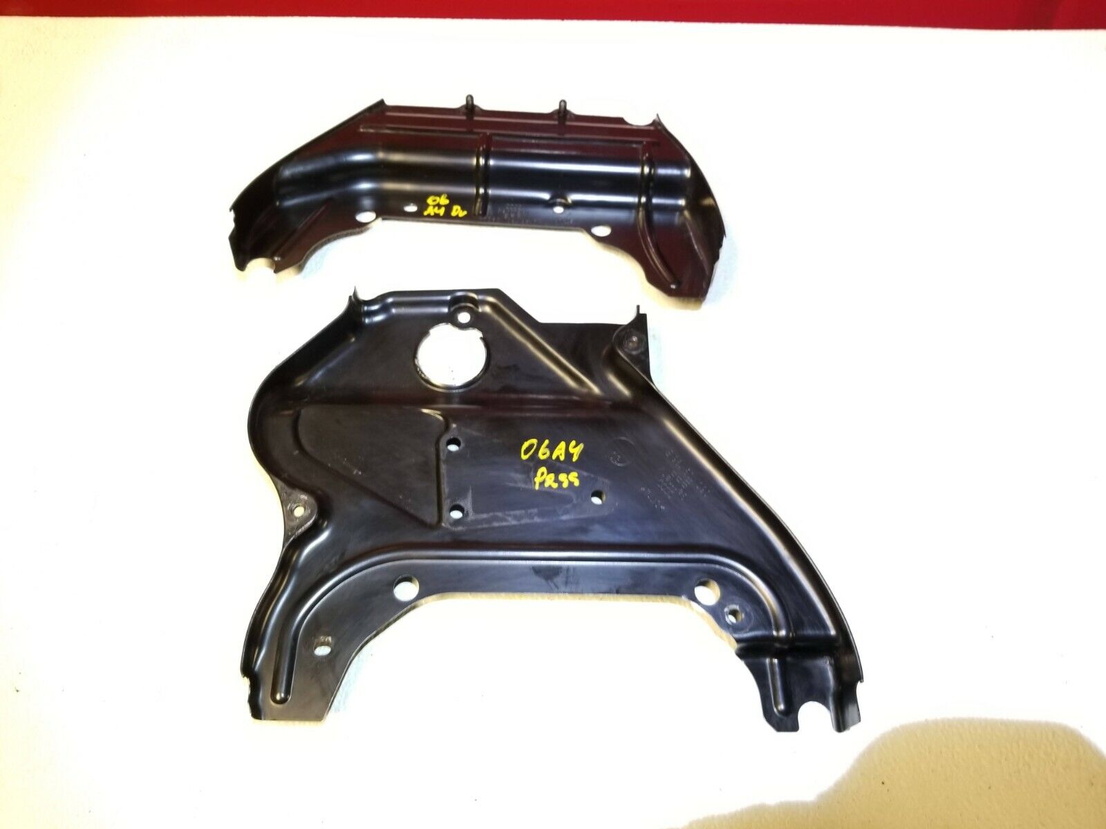 03 04 05 06 Audi A4 B6 3.0L Left & Right Inner Timing Belt Cover Pair - OEM Replacement Parts for Engine Maintenance & Repair