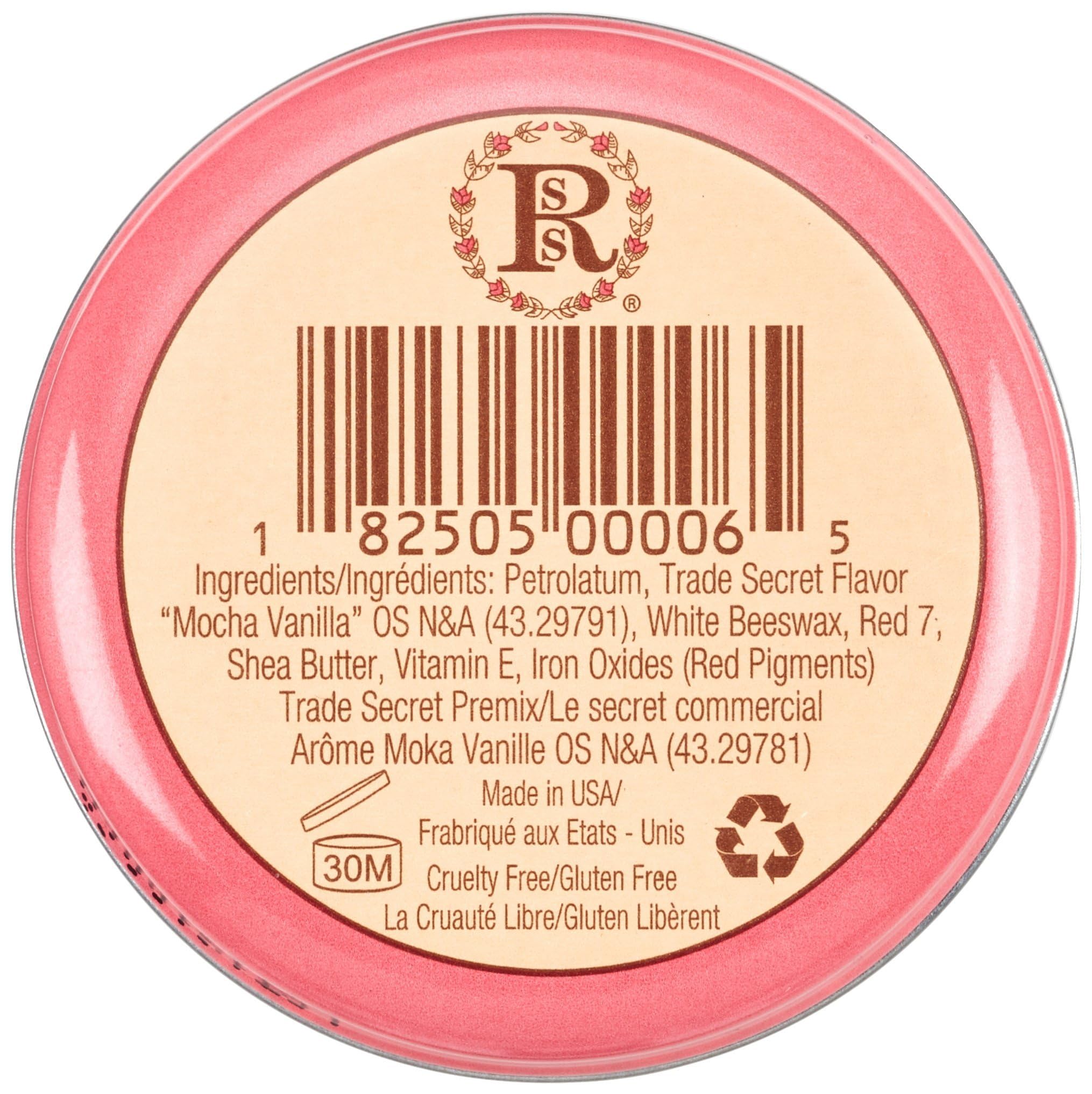 Rosebud Lip Balm - Mocha Rose Scented Moisturizing Balm, 0.8 oz | Hydrating & Nourishing for Dry, Chapped Lips | Perfect for Winter Care, Daily Use & On-the-Go Application