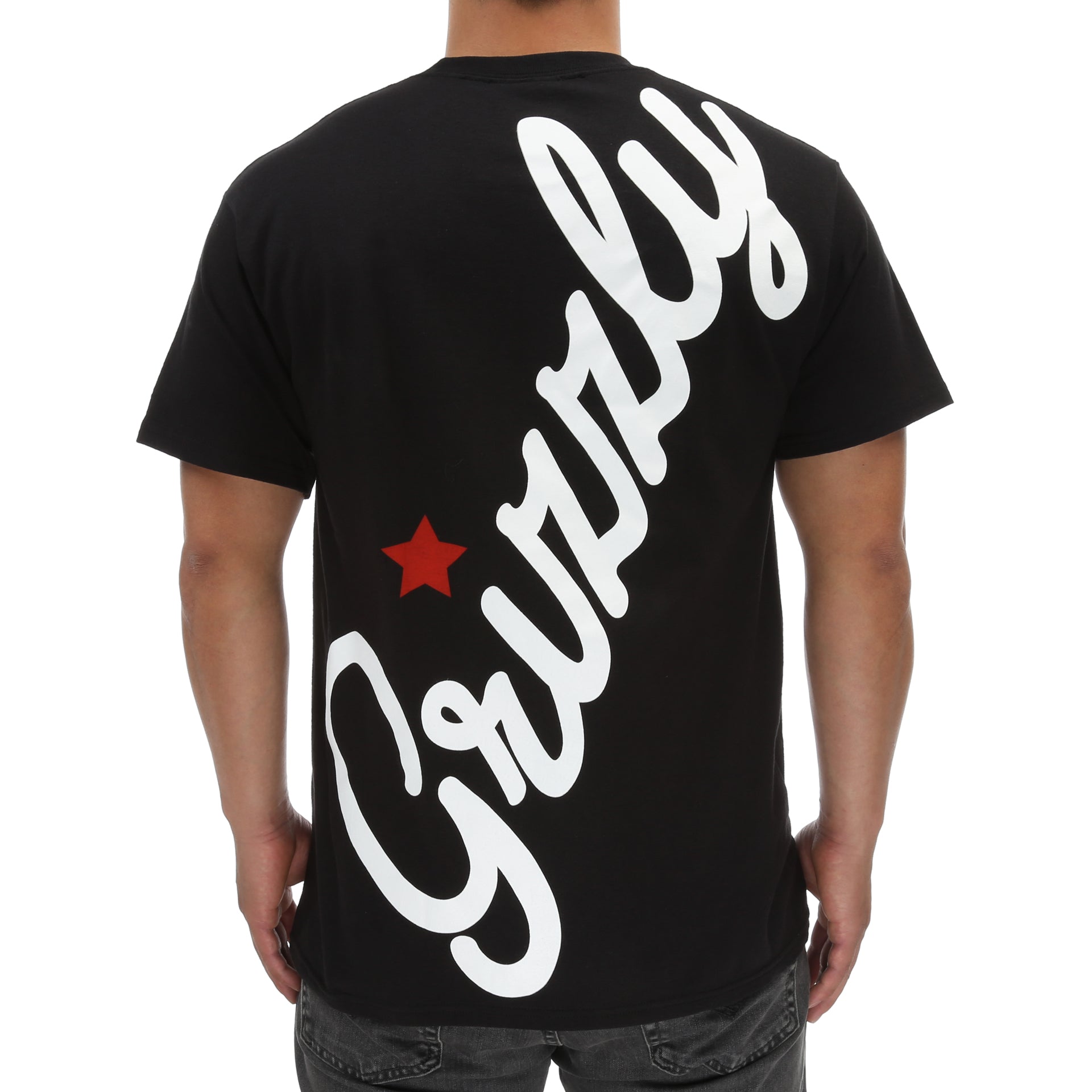 Grizzly x Champion Full Court Press Tee - Black Cotton T-Shirt for Men | Basketball & Streetwear Fashion | Gym, Casual Wear & Sports Outfits