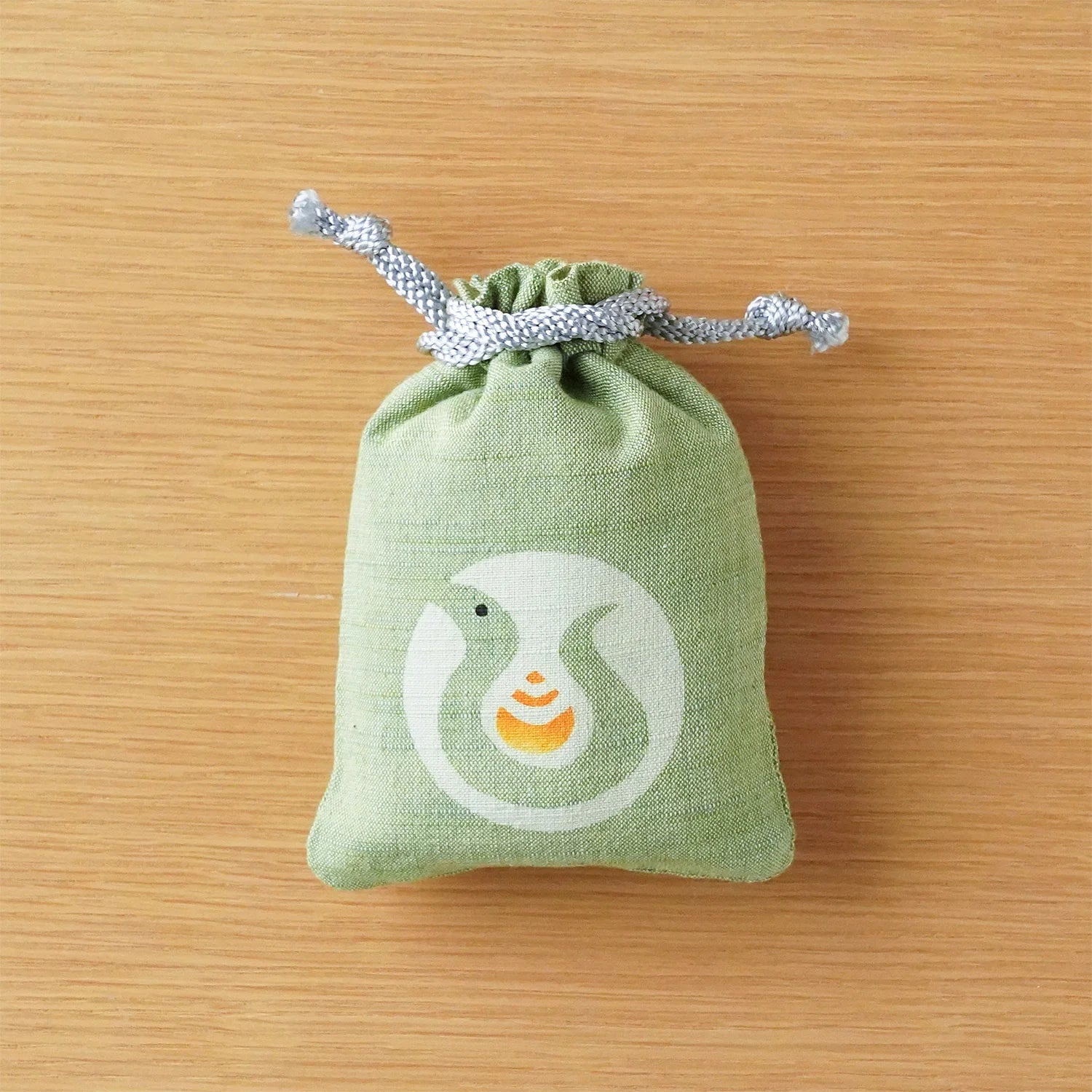 Katazome Small Talisman Bag Snake - Japanese Traditional Drawstring Pouch for Good Luck | Perfect for Amulet Storage, Gift Giving & Cultural Events