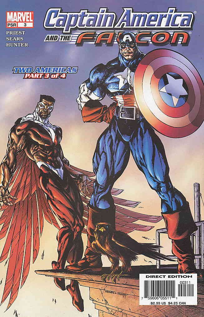 Captain America and The Falcon #3 VF - Marvel Comic Book by Christopher Priest | Superhero Action, Collectible Comic for Fans & Readers
