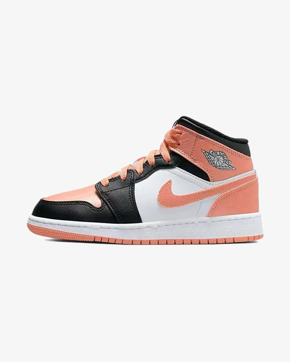 Nike Air Jordan 1 Mid Light Madder Root GS - Women's Basketball Shoes for Casual Wear & Street Fashion