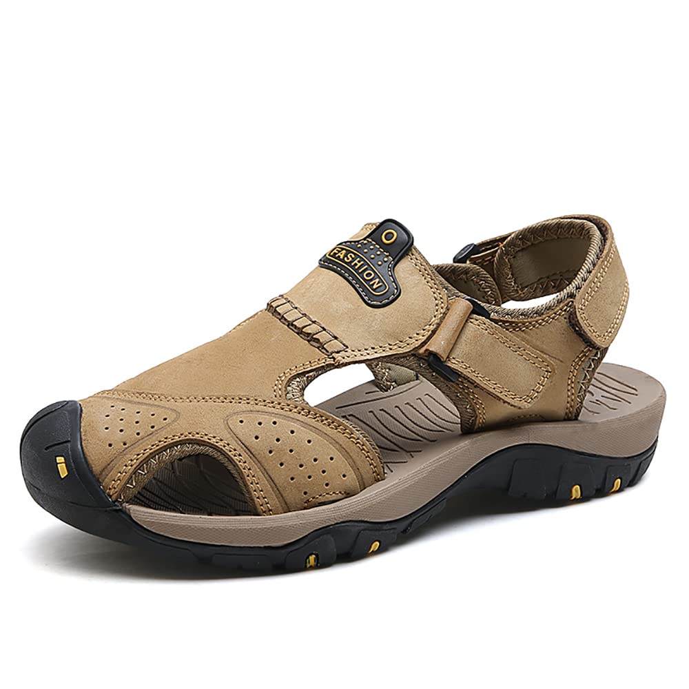 Men's Closed Toe Hiking Sandals - Waterproof Athletic Outdoor Shoes for Summer, Beach Walking & Water Sports | Perfect for Trail Running, Camping & Travel Adventures
