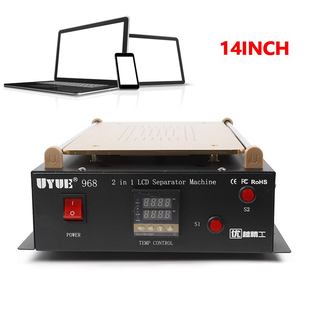 14’’ LCD Screen Separator Machine - 600W Heat Plate for iPhone, iPad & Smartphone Screen Repair | Professional LCD Screen Separation Equipment | Perfect for Phone Repair Shops & DIY Enthusiasts