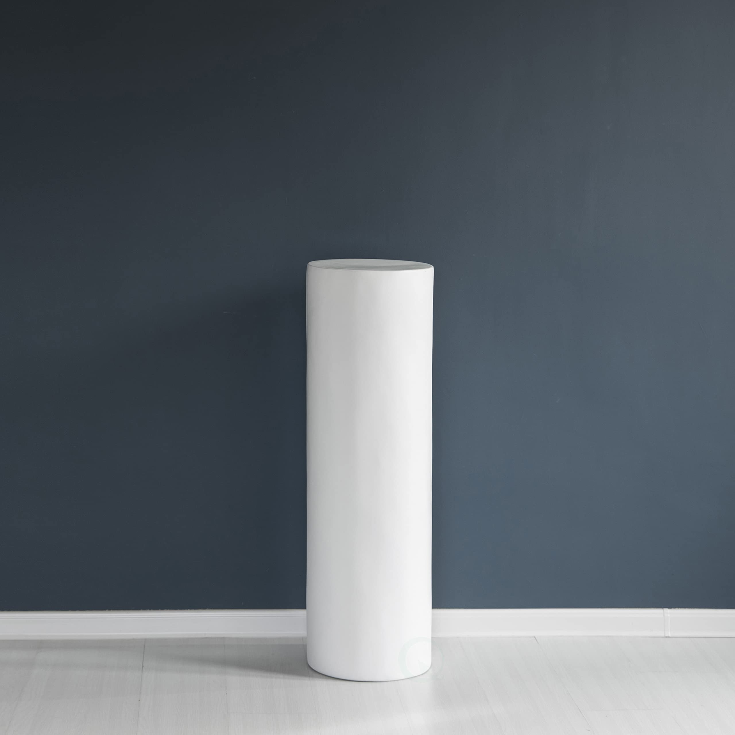 Modern Fiberglass Pillar Column - 40 Inch Decorative Flower Stand & Pedestal for Wedding, Living Room, Dining Room - Elegant Cylinder Shape for Home Decor & Event Styling