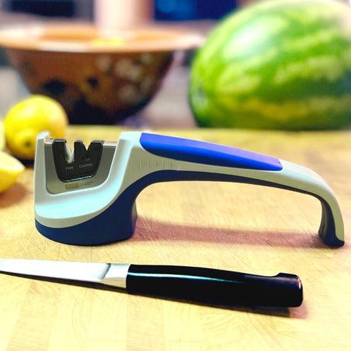 AccuSharp 036C Pull Through Knife Sharpener - Professional Kitchen Knife Sharpening Tool for Chefs & Home Cooks | Perfect for Kitchen, Camping, Hunting & Outdoor Use