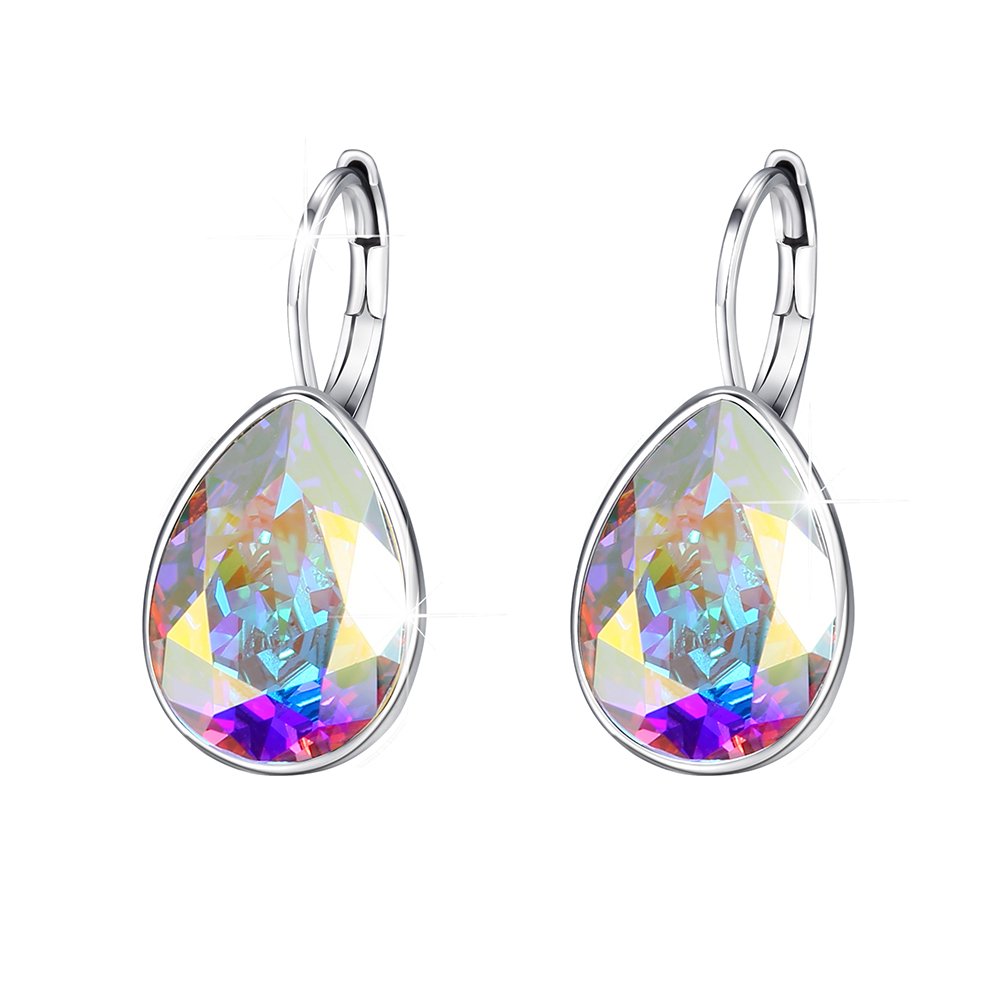 Xuping Fashion Crystal Huggie Hoop Earrings for Women - Elegant & Sparkling Jewelry for Parties, Weddings & Daily Wear