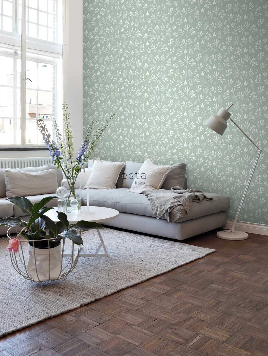 Scandi Cool Greenery - Modern Scandinavian Style Artificial Plants for Home & Office Decor - Perfect for Living Room, Bedroom, and Workspace