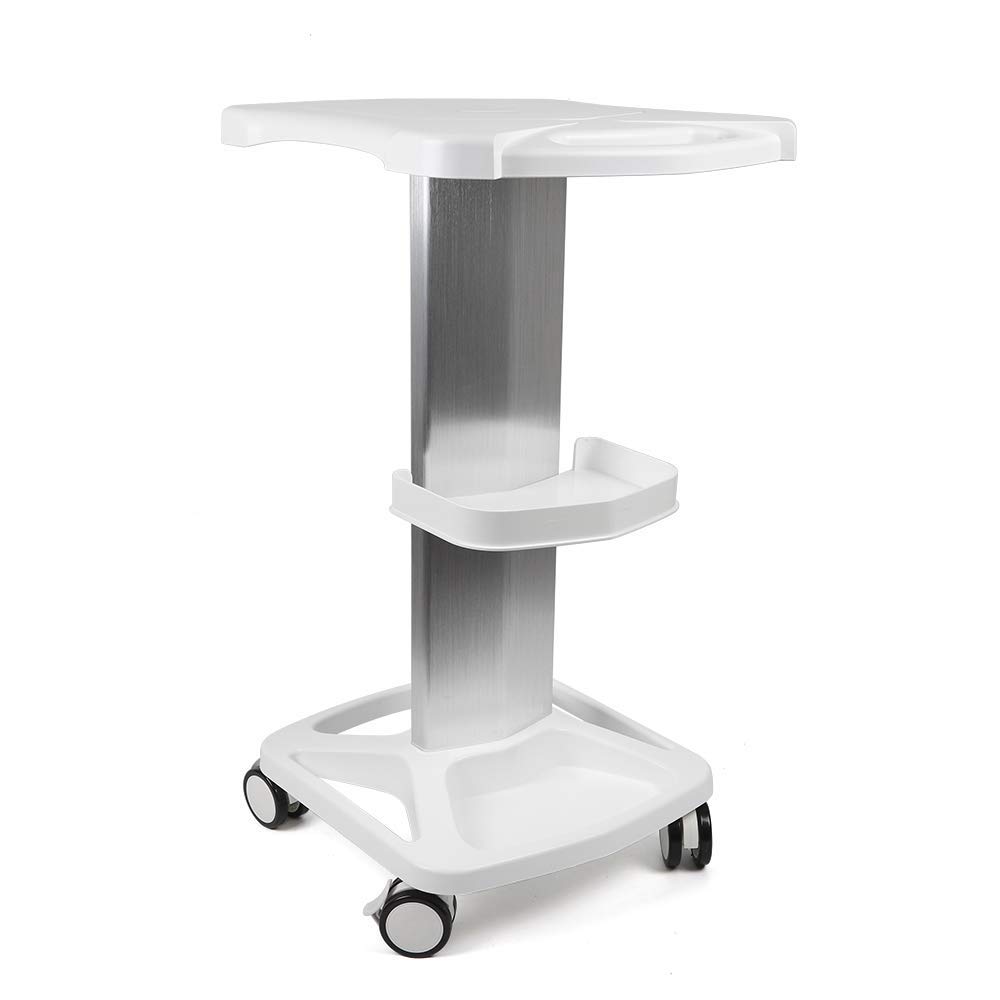 Professional Aluminum Alloy Beauty Salon Trolley with Wheels - Portable Spa Cart for Hair Styling, Nail, Facial & Massage Treatments - Perfect for Salon, Spa & Home Use