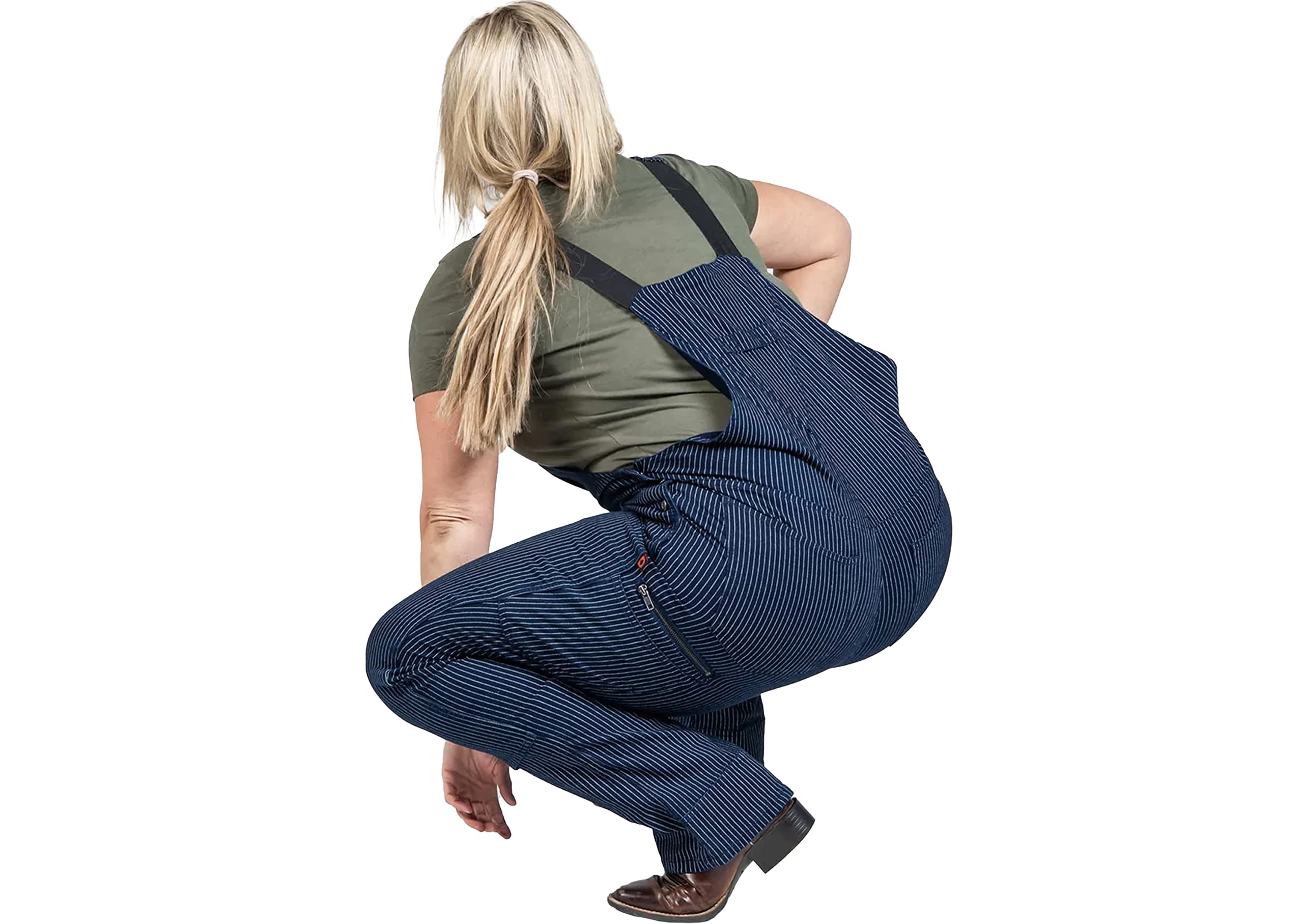 Durable Women's Dovetail Workwear Overalls with 13 Pockets - Heavy Duty Work Bibs for Construction, Farming & Outdoor Jobs
