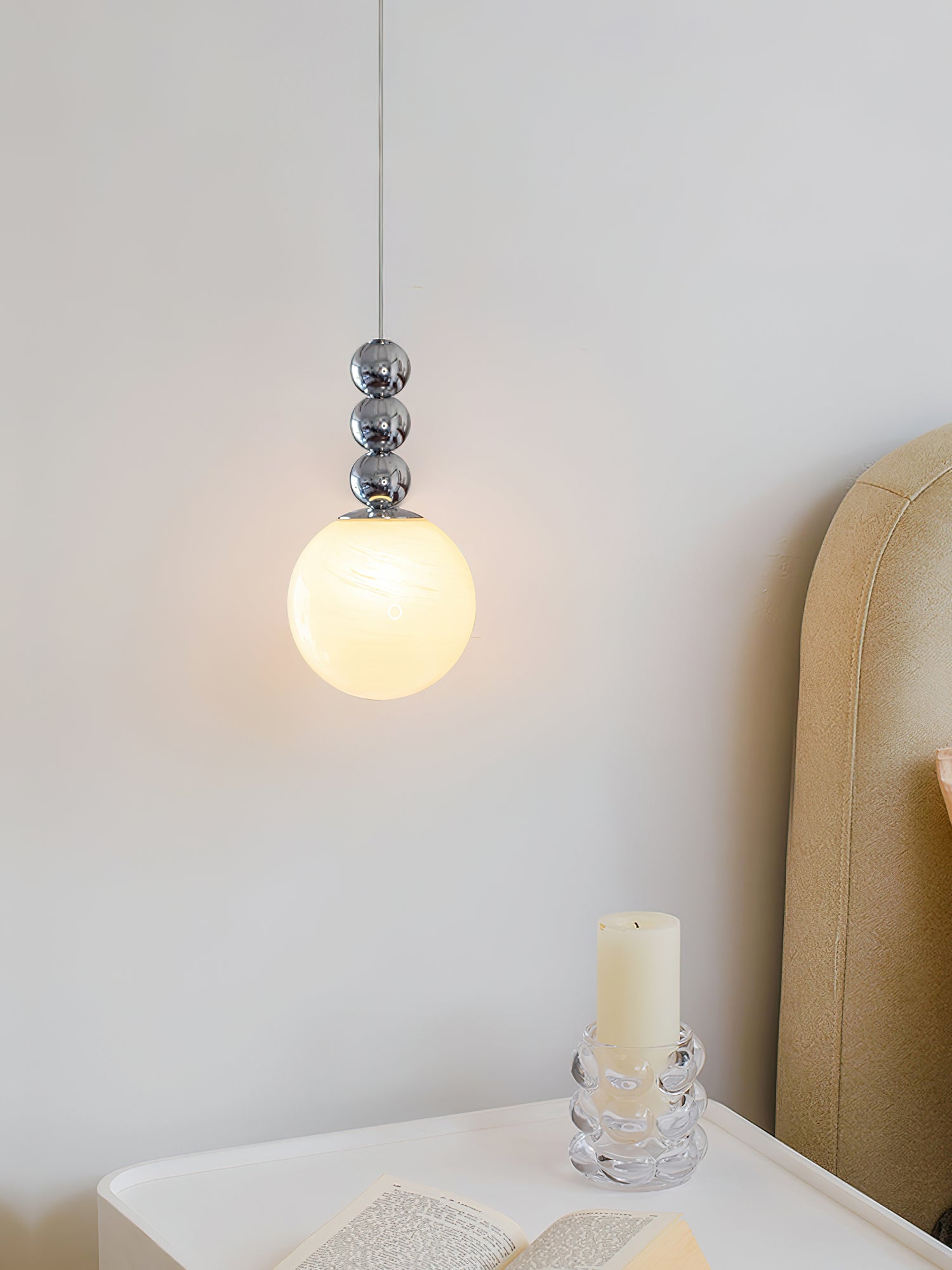 Handmade Creative Gourd-Shaped Glass Pendant Light - Perfect for Boho Home Decor, Living Room, Bedroom & Dining Room Lighting
