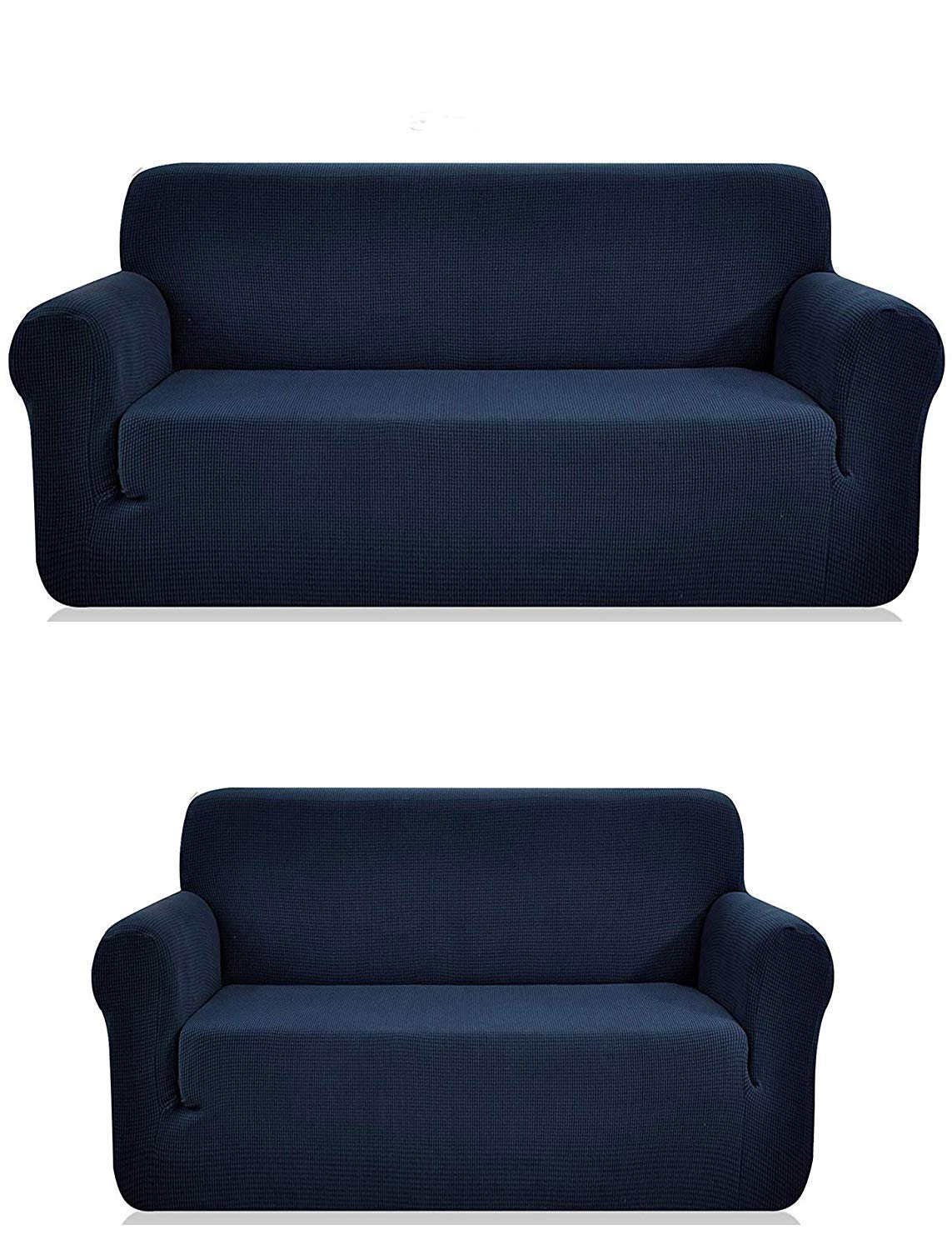 Premium Elastic Spandex Sofa Slipcover Set - Non-Slip Luxury Couch Protector for 3/2 Cushion | Perfect for Living Room, Home Theater & Pet-Friendly Furniture Protection