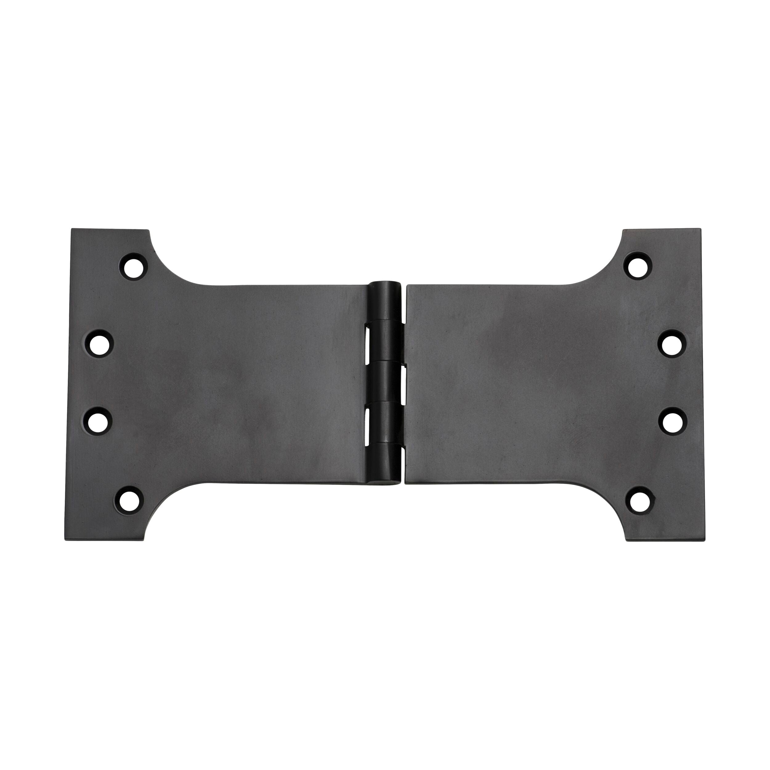 2984 Hinge Parliament Matte Black 100mm x 200mm - Heavy Duty Cabinet & Furniture Door Hinges for Kitchen, Wardrobe, and Office Storage