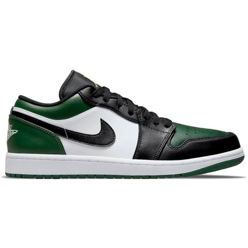Air Jordan 1 Low Noble Green Toe Men's Basketball Shoes - Stylish Sneakers for Casual Wear, Street Fashion & Sports