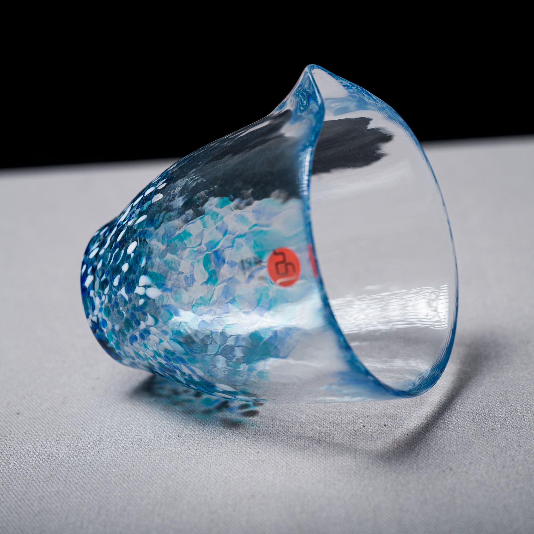 Premium Japanese Sake Server - Handcrafted Tsugaru Vidro Glass Carafe in Elegant Blue | Perfect for Sake Tasting, Japanese Dining & Gift Giving