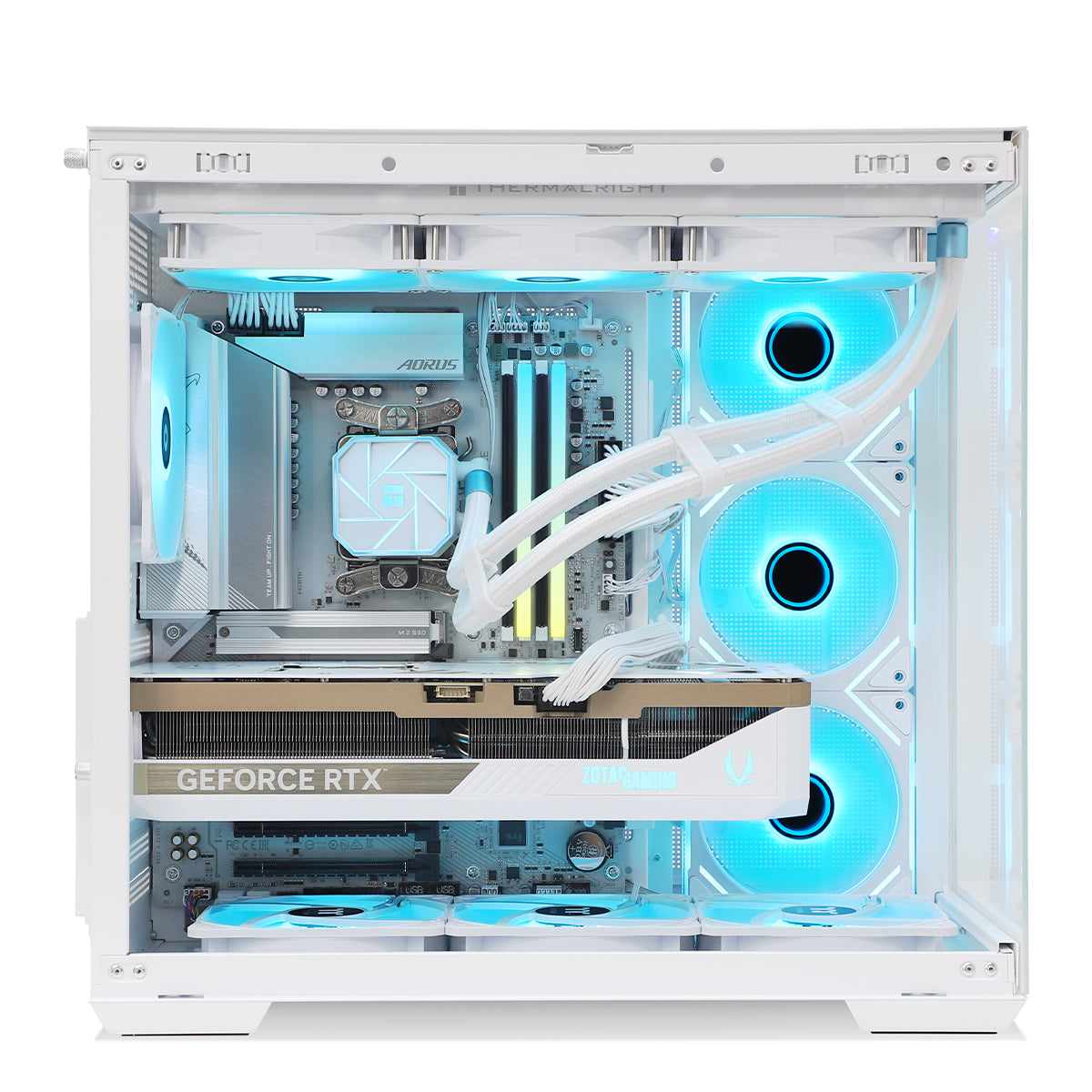 Agility MASTER RTX 5090 Ryzen 9 9900X3D Gaming PC - High Performance White Gaming Desktop for 4K/8K Gaming, VR & Content Creation - Perfect for Esports, Streaming & Professional Workstations