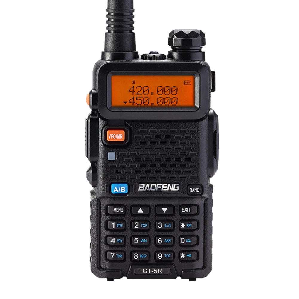 Baofeng GT-5R 5W Dual Band Two Way Radio - Upgraded Legal Version of UV-5R for Ham Radio, Emergency Communication & Outdoor Adventures
