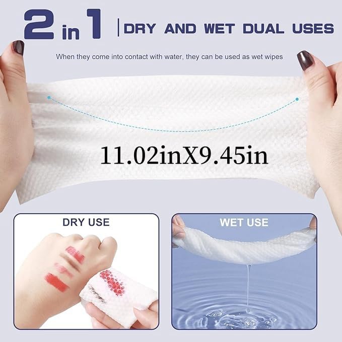 Soft Disposable Face Towels 11.02