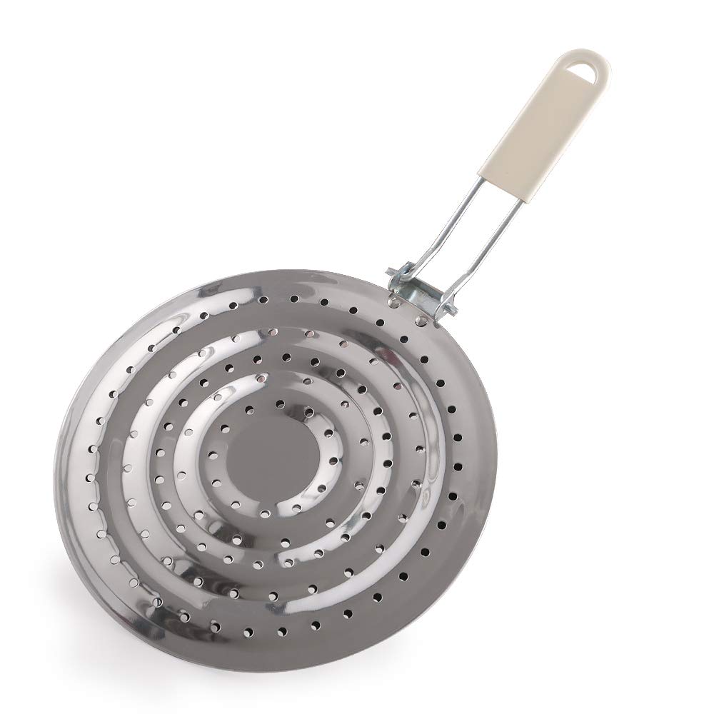 Super Leader Stainless Steel Heat Diffuser & Flame Guard for Gas & Electric Stoves - Even Heat Distribution, Durable Simmer Plate for Cooking, Baking & Canning