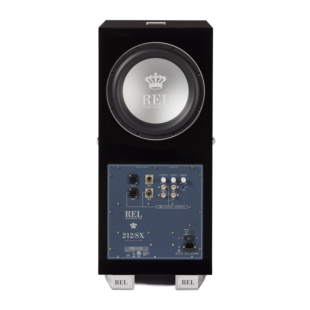 REL 212/SX High-Performance Home Theater Subwoofer - Powerful Bass for Movies, Music & Gaming - Perfect for Living Rooms & Home Theater Systems