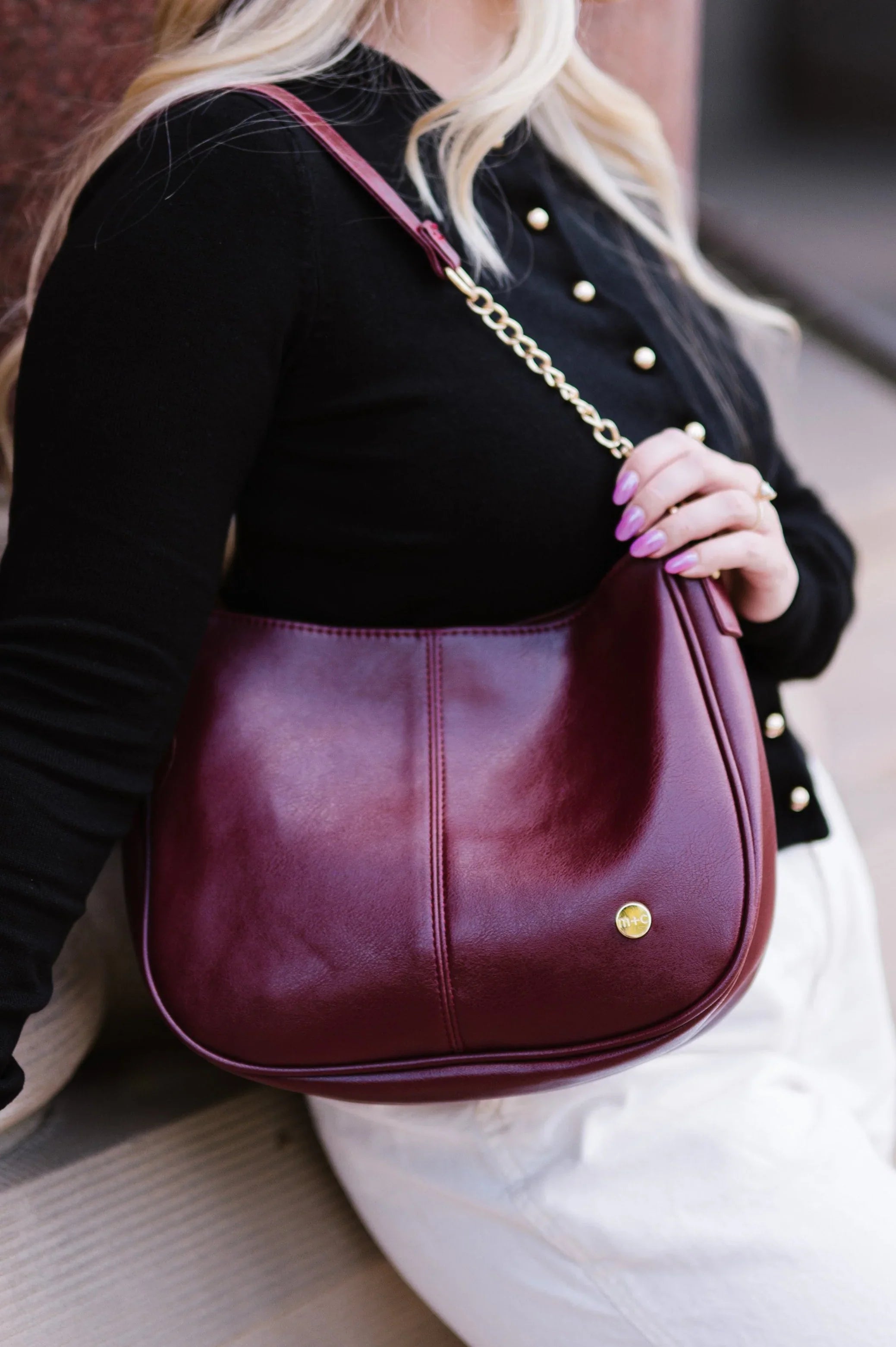 Marissa Saddle Crossbody Bag for Women - Stylish Leather Shoulder Purse with Adjustable Strap, Perfect for Work, Travel & Everyday Use