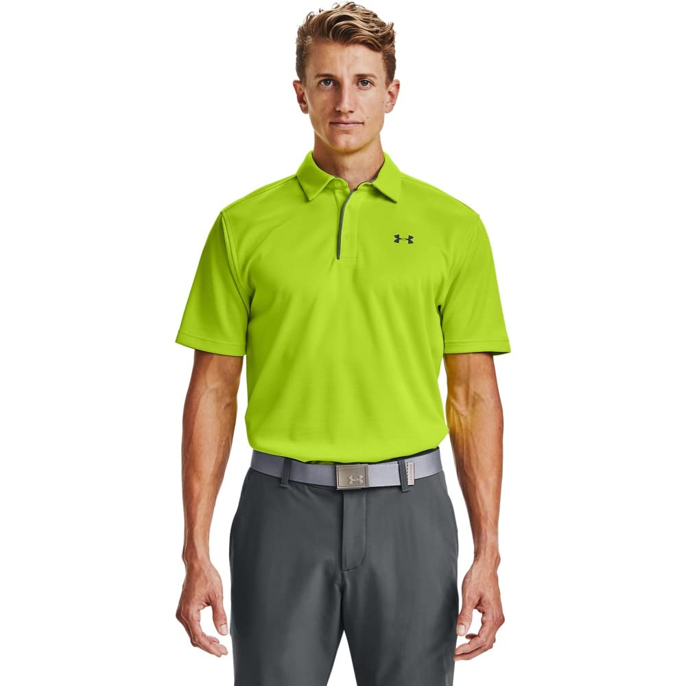 Under Armour Men's Tech Golf Polo Shirt - Moisture-Wicking Performance Golf Shirt for Men - Lightweight & Breathable for Golf, Work & Casual Wear