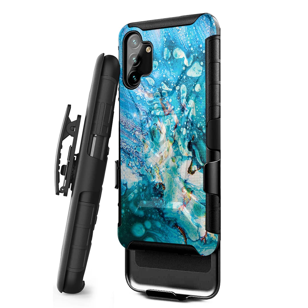 Shockproof Rugged Case for Samsung Galaxy A13 5G - Heavy Duty with Kickstand & Belt Clip - Perfect for Outdoor & Work Use
