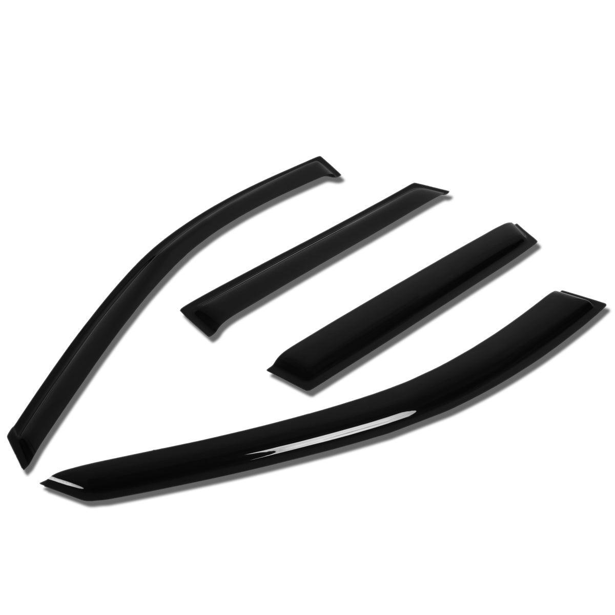 06-13 Audi A3 Quattro Wind Deflectors - Smoked Acrylic Window Visors & Rain Guards (Pair) - Perfect for All-Weather Protection & Enhanced Style