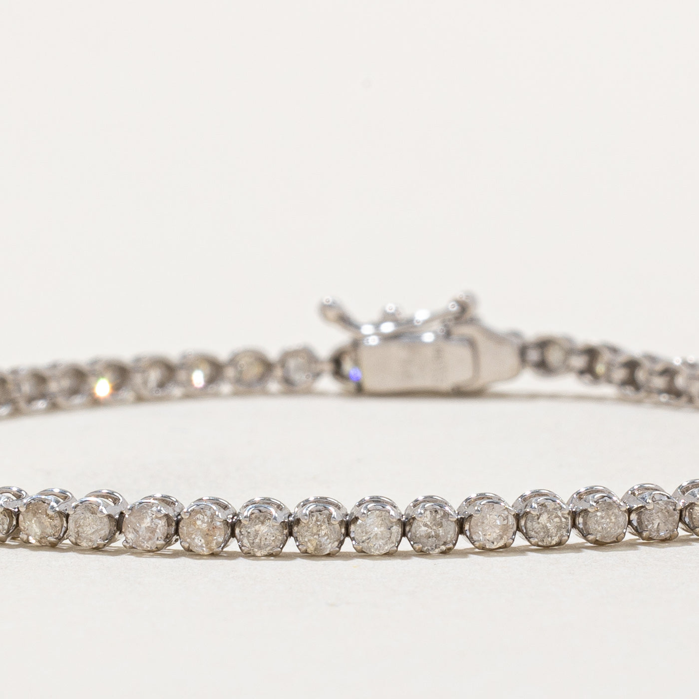 2.00ctw Diamond Tennis Bracelet for Women - 7 Inch Sterling Silver Elegant Jewelry for Parties, Weddings & Special Occasions