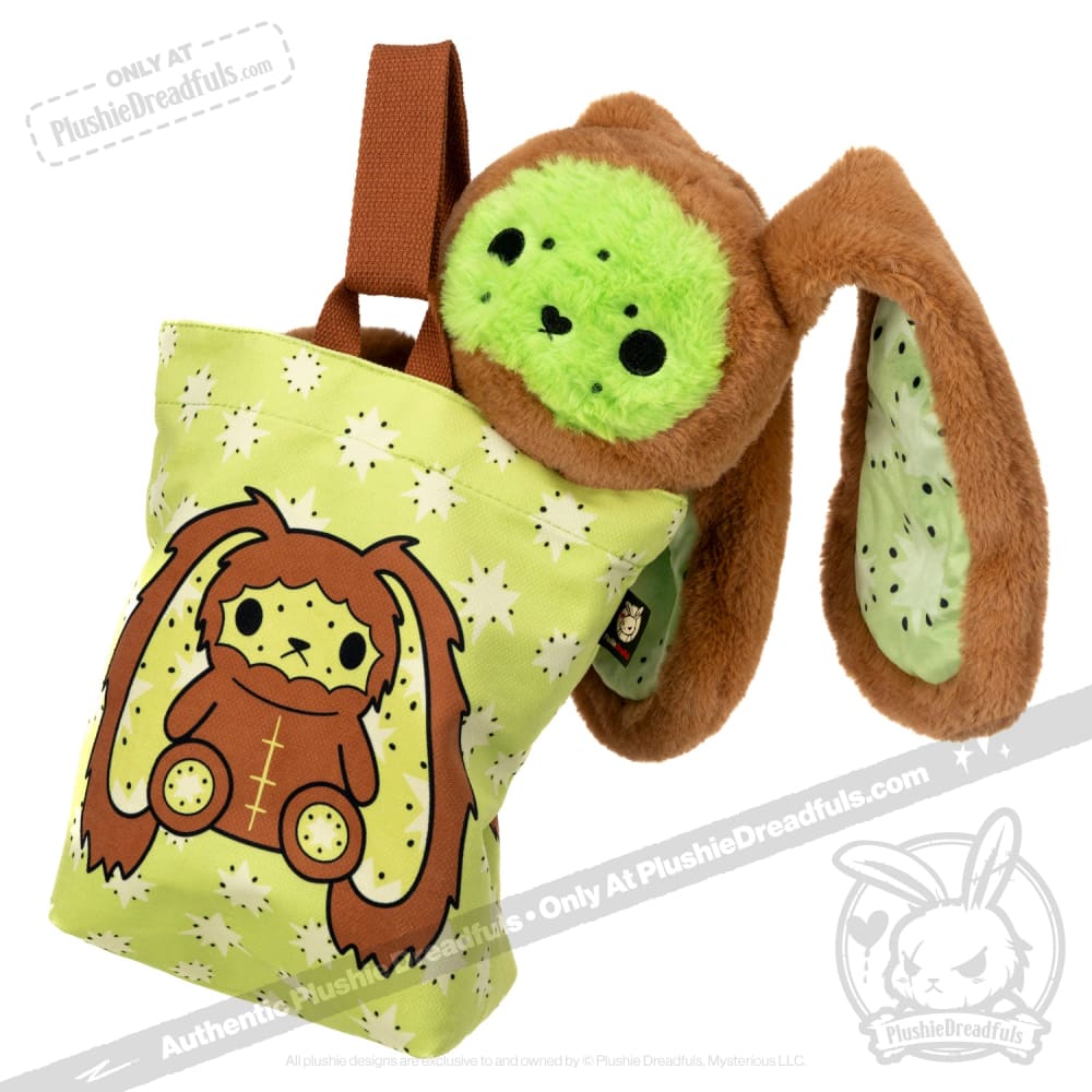 Plushie Dreadfuls Kiwi Rabbit Stuffed Animal Toy - Soft Cute Bunny Plush for Kids, Gift & Home Decor
