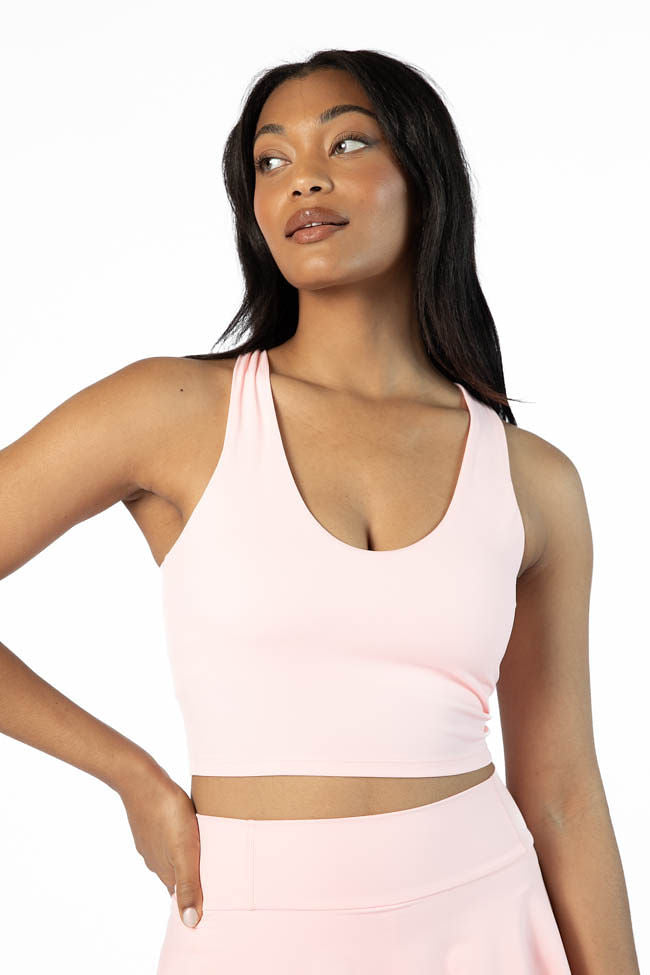 Pink V-Neck Active Workout Top for Women - Breathable & Comfortable Yoga Shirt - Perfect for Gym, Running, and Fitness Training
