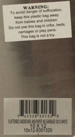 Rust-Free Aluminum 10x12 No Garbage Sign for Plastic Cans & Glass - Durable Outdoor Recycling Bin Label for Home, Office & Public Spaces