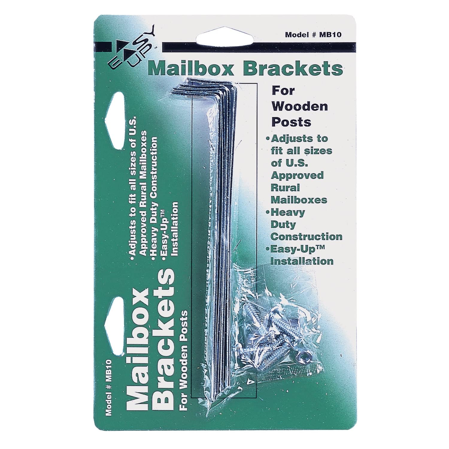Solar Group MB10 Mailbox Mounting Bracket - Heavy Duty Metal Post Mount for Residential & Commercial Mailboxes | Perfect for Driveways, Front Yards & Rural Mailbox Installation