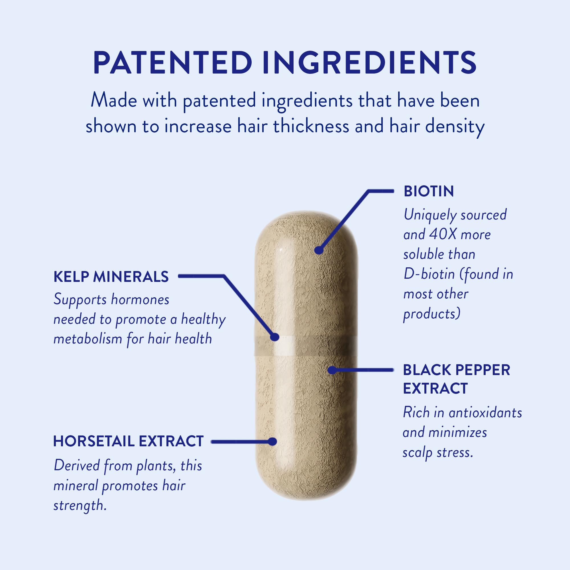 Routine Wellness Advanced Hair Growth Supplement for Thicker, Fuller Hair - Biotin & Vitamin Enriched Vegetarian Gluten-Free Formula for Women & Men - 30 Day Supply (1 Bottle) - Perfect for Thinning Hair, Hair Loss Prevention & Daily Hair Care Routine