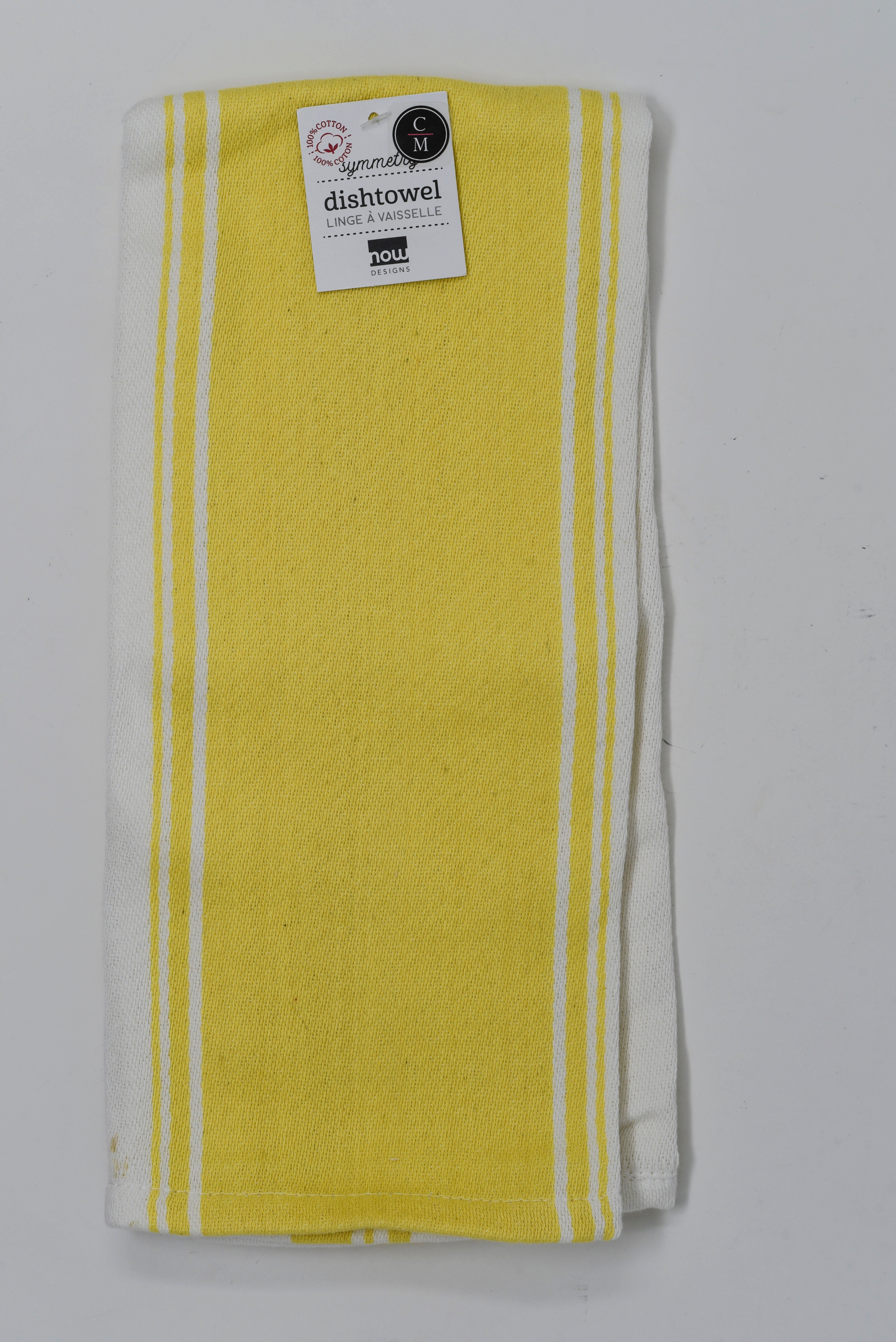 Premium Symmetry Cotton Dish Towels - Absorbent & Quick-Drying Kitchen Towels for Dishes, Hands & Countertops - Ideal for Everyday Cleaning, Drying & Decorating