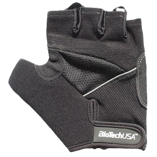 BioTechUSA Berlin Workout Gloves for Men & Women - X-Large Black - Weightlifting, Gym Training & CrossFit Accessories