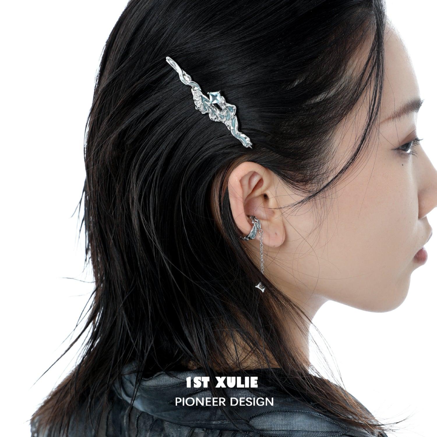 18k Gold Plated Wave Hairpin - Elegant Hair Accessory for Women | Perfect for Weddings, Parties & Everyday Wear