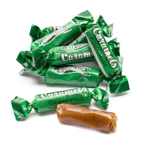 Gingerbread Caramel Candy - 2 Pound Bulk Bag | Holiday Treats, Christmas Gifts & Party Favors | Perfect for Baking, Snacking & Festive Celebrations