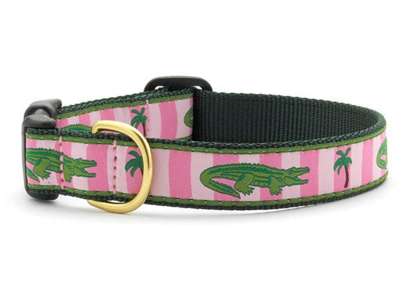 Up Country Genuine Alligator Leather Dog Collar - Small Wide for Small Breeds - Durable & Stylish Pet Accessory for Walks, Training & Everyday Use
