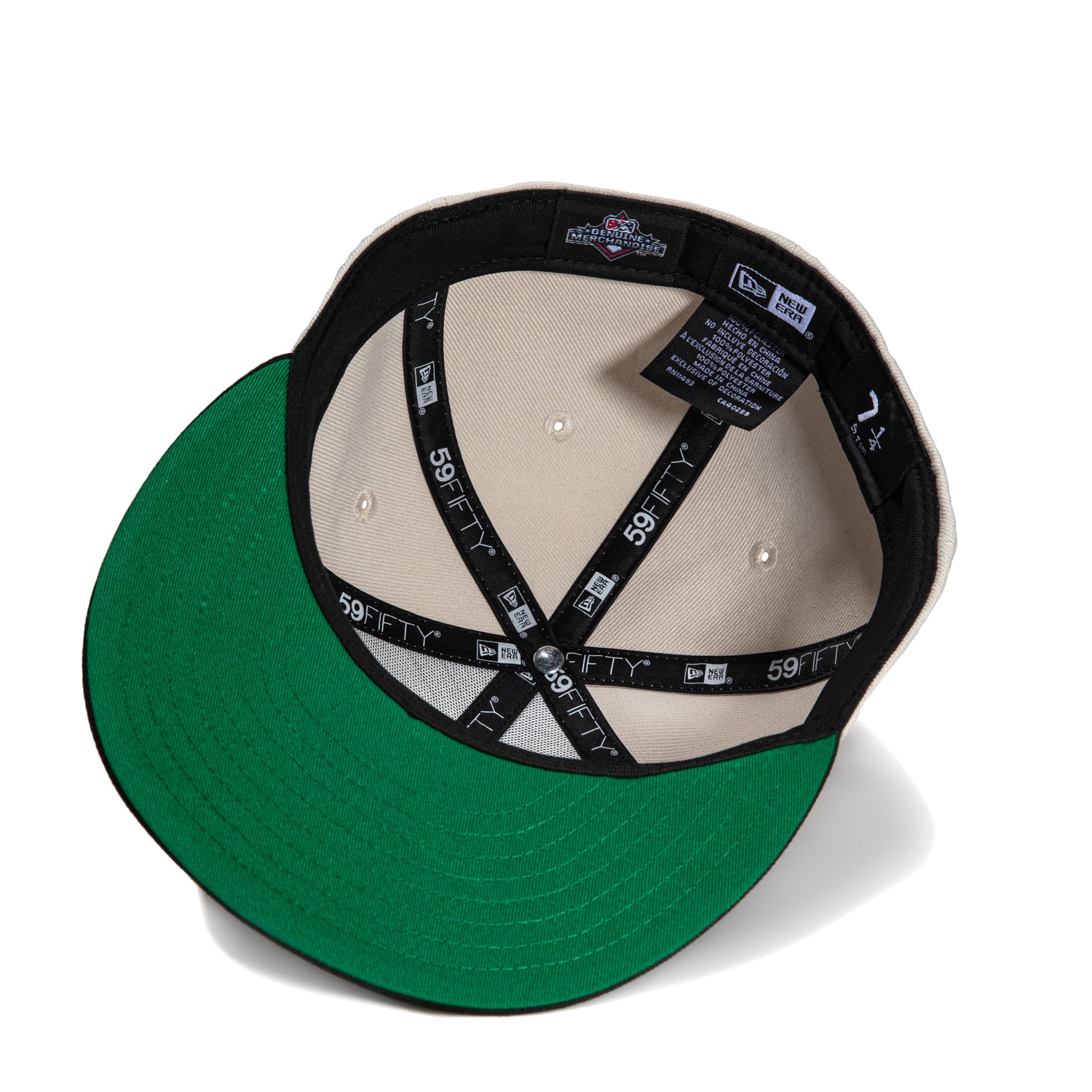 New Era 59Fifty Fresno Grizzlies 20th Anniversary Patch Snapback Hat - Stone & Black - Official MLB Baseball Cap for Men & Women - Perfect for Games, Collecting & Streetwear Fashion