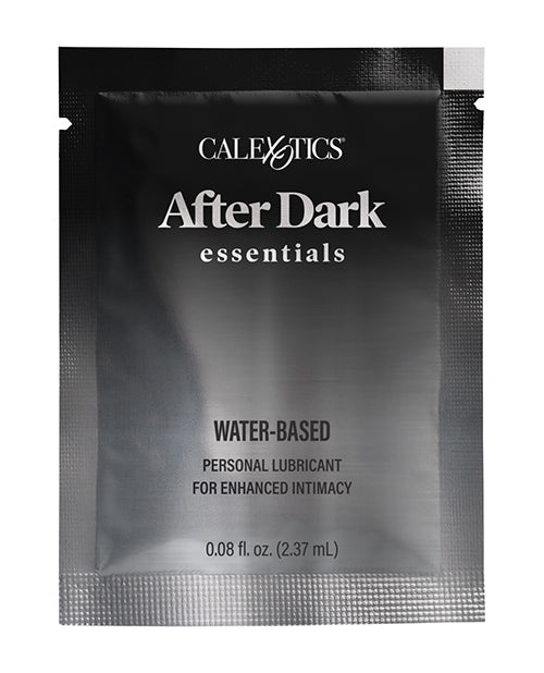 After Dark Essentials Water-Based Personal Lubricant Sachet - 0.08 oz (2.4ml) | Ultra-Smooth & Gentle Formula | Perfect for Couples, Massage & Intimate Moments | Paraben-Free & Hypoallergenic