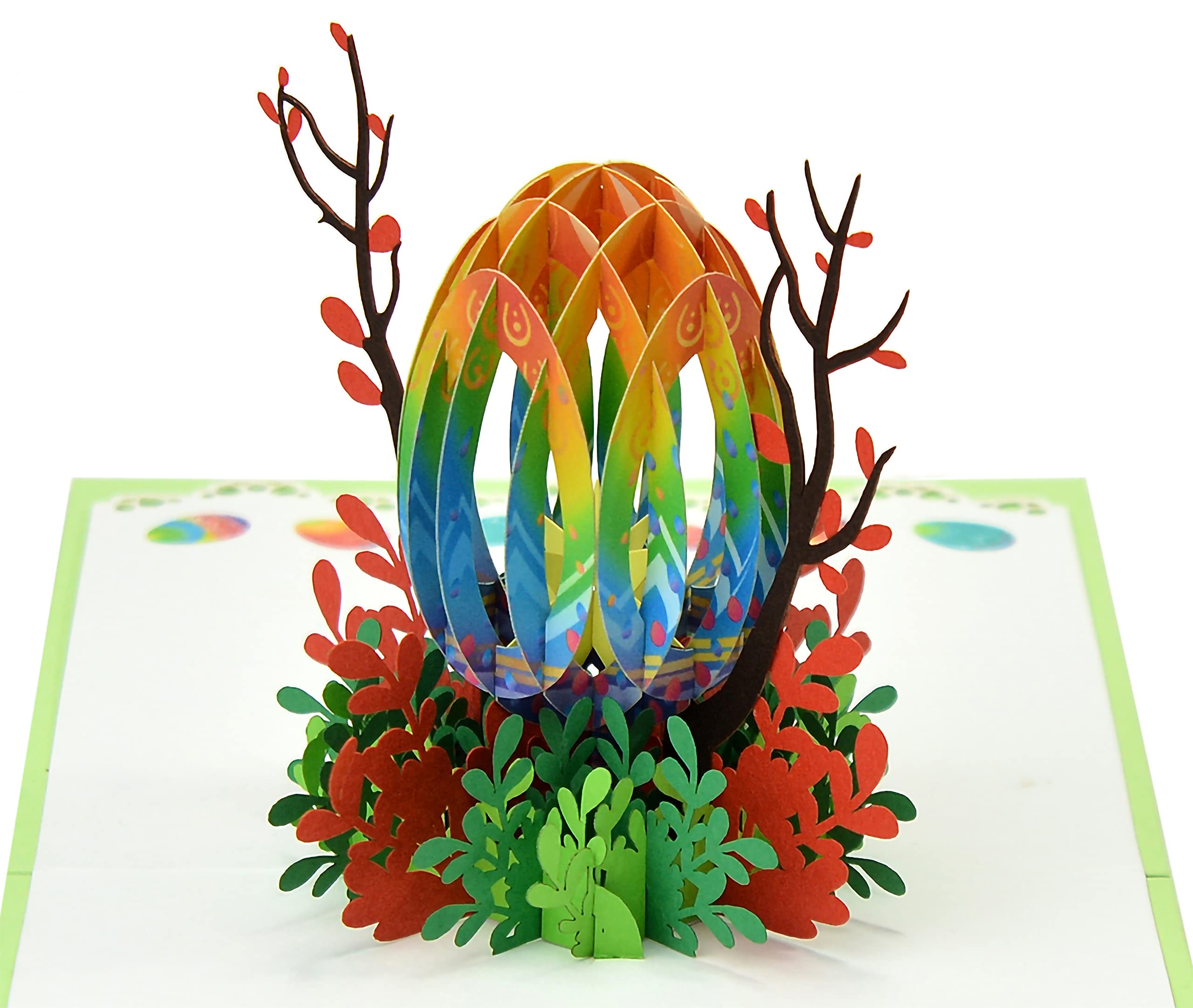 Easter Pop Up Greeting Card - 3D Easter Egg Design for Holiday Celebrations, Gifts & Home Decor