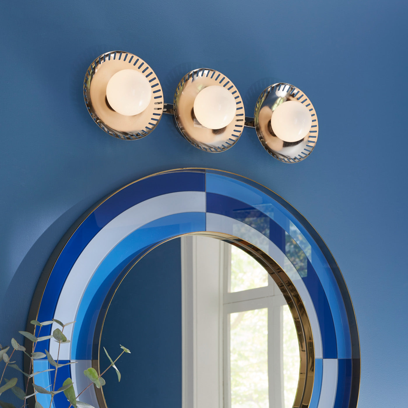 Rio Triple Panel LED Wall Light - Modern Dimmable Fixture for Living Room, Bedroom, and Hallway Lighting