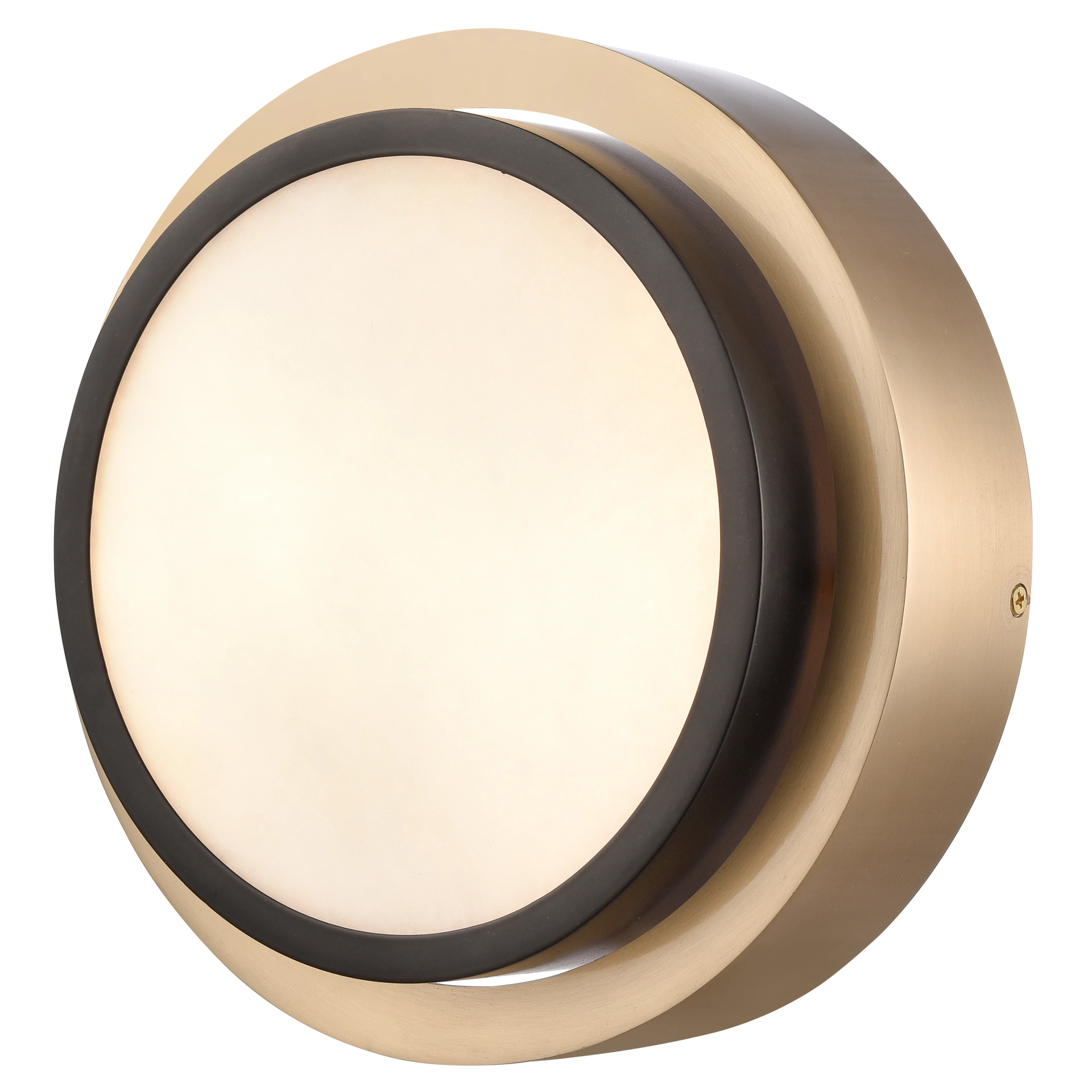 Coburg 1Lt Wall Light Brass Finish - Elegant Brass Wall Sconce for Living Room, Bedroom, or Hallway Lighting