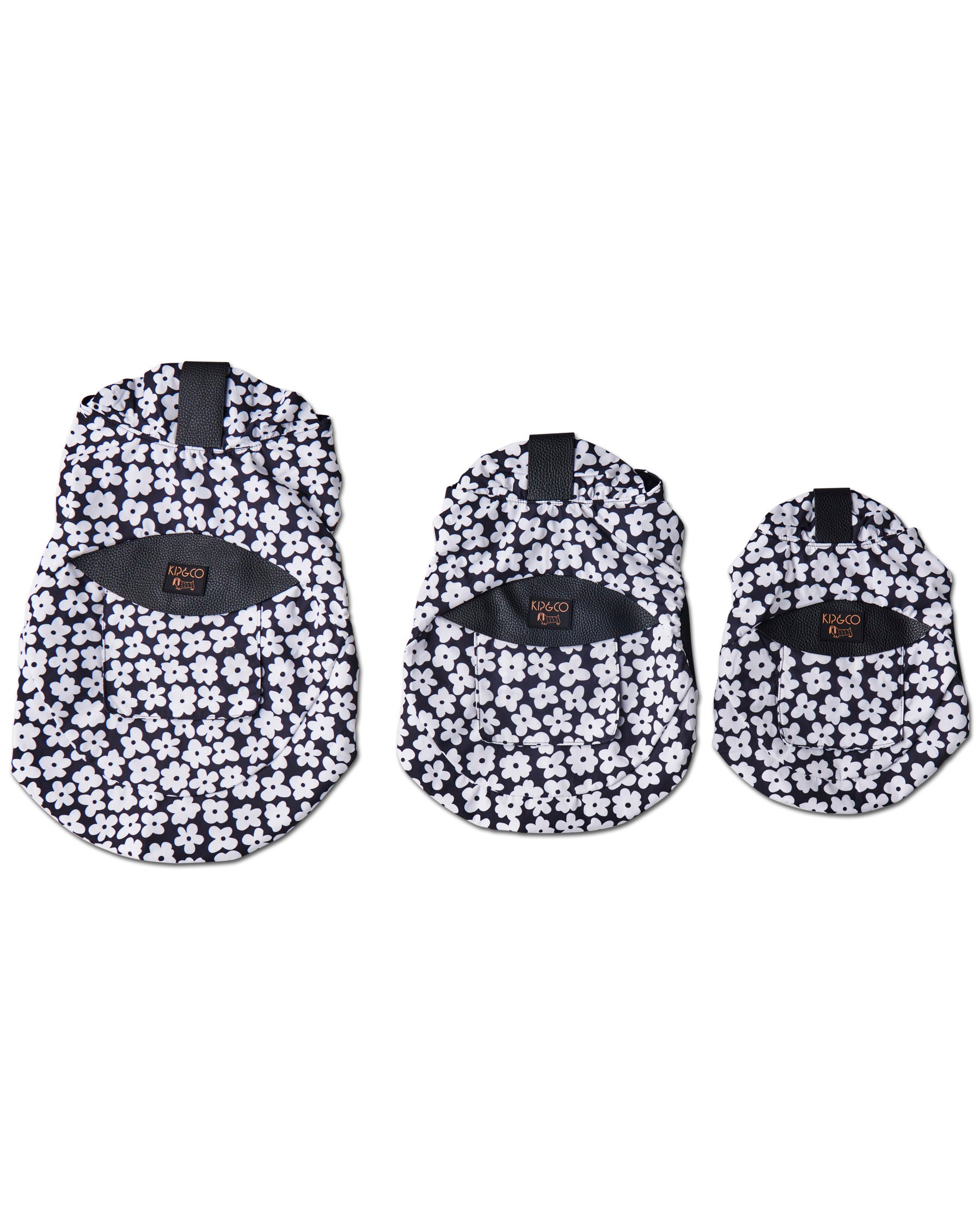 Waterproof Flower Print Dog Jacket - Cute & Stylish Pet Coat for Small to Medium Dogs - Perfect for Outdoor Walks, Park Visits, and Photo Shoots