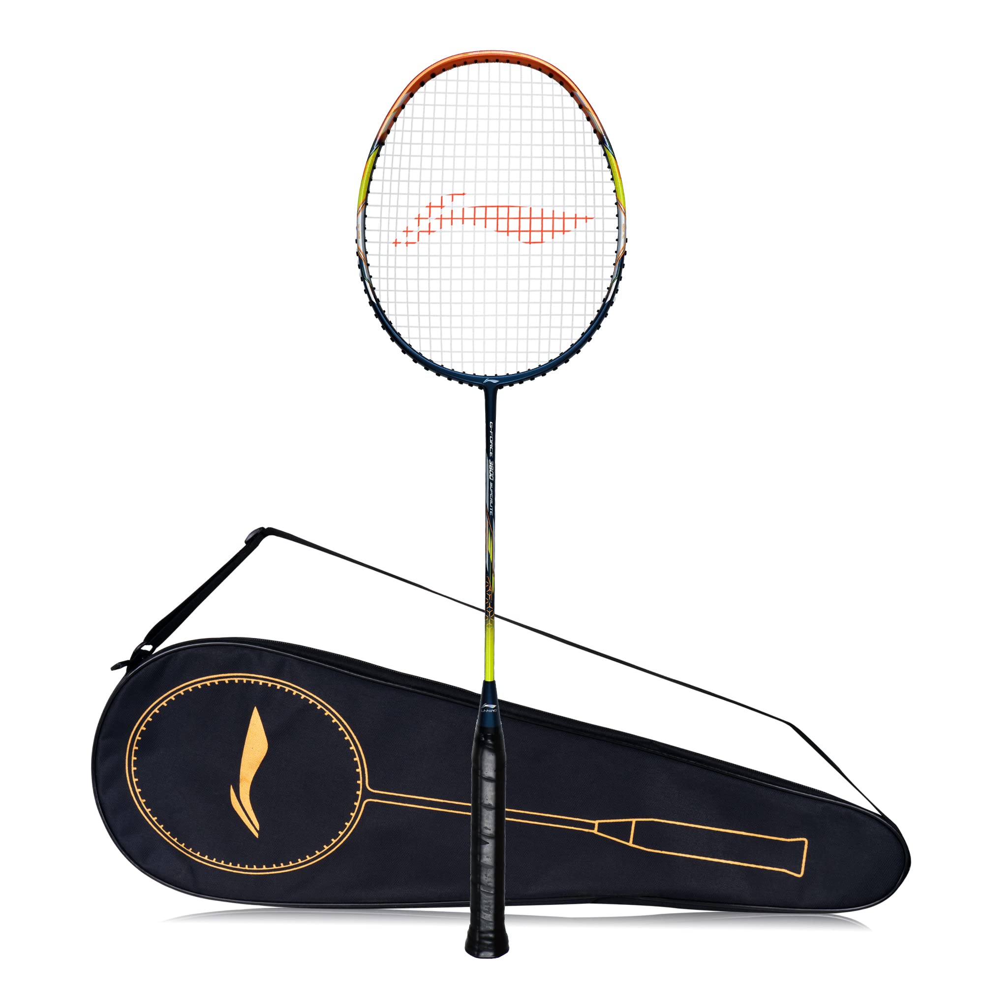 Li-Ning G-Force Superlite 3600 Carbon Fiber Badminton Racket with Free Full Cover | Lightweight Professional Badminton Racquet for Tournament & Training | Perfect for Indoor Court Play & Competitive Matches