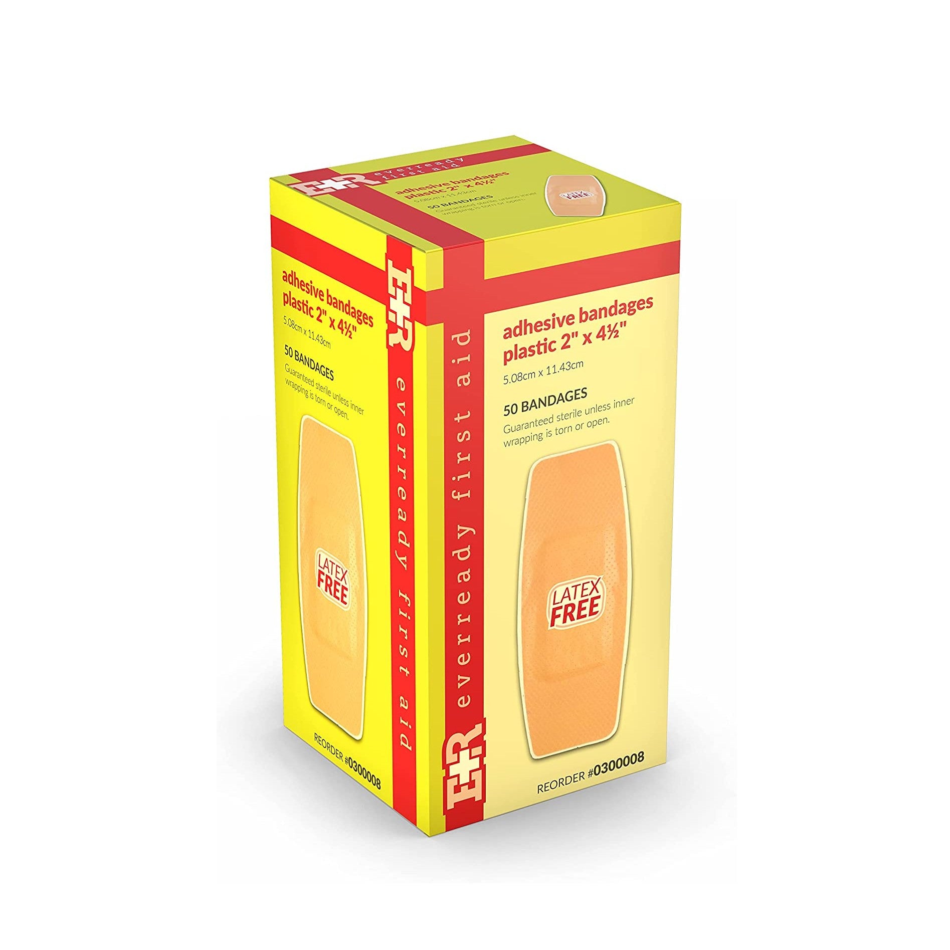 Extra Large Adhesive Plastic Bandages for Wounds & Cuts – Waterproof First Aid Bandages for Adults, Kids & Sensitive Skin | Perfect for Home, Office, Travel & Emergency Kits
