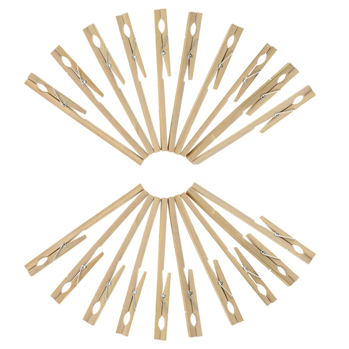 Bamboo Test Tube Clamps - 20pcs Lightweight Heat Resistant 2cm Diameter Lab Tube Holders for Science Experiments, Chemistry Labs & DIY Projects