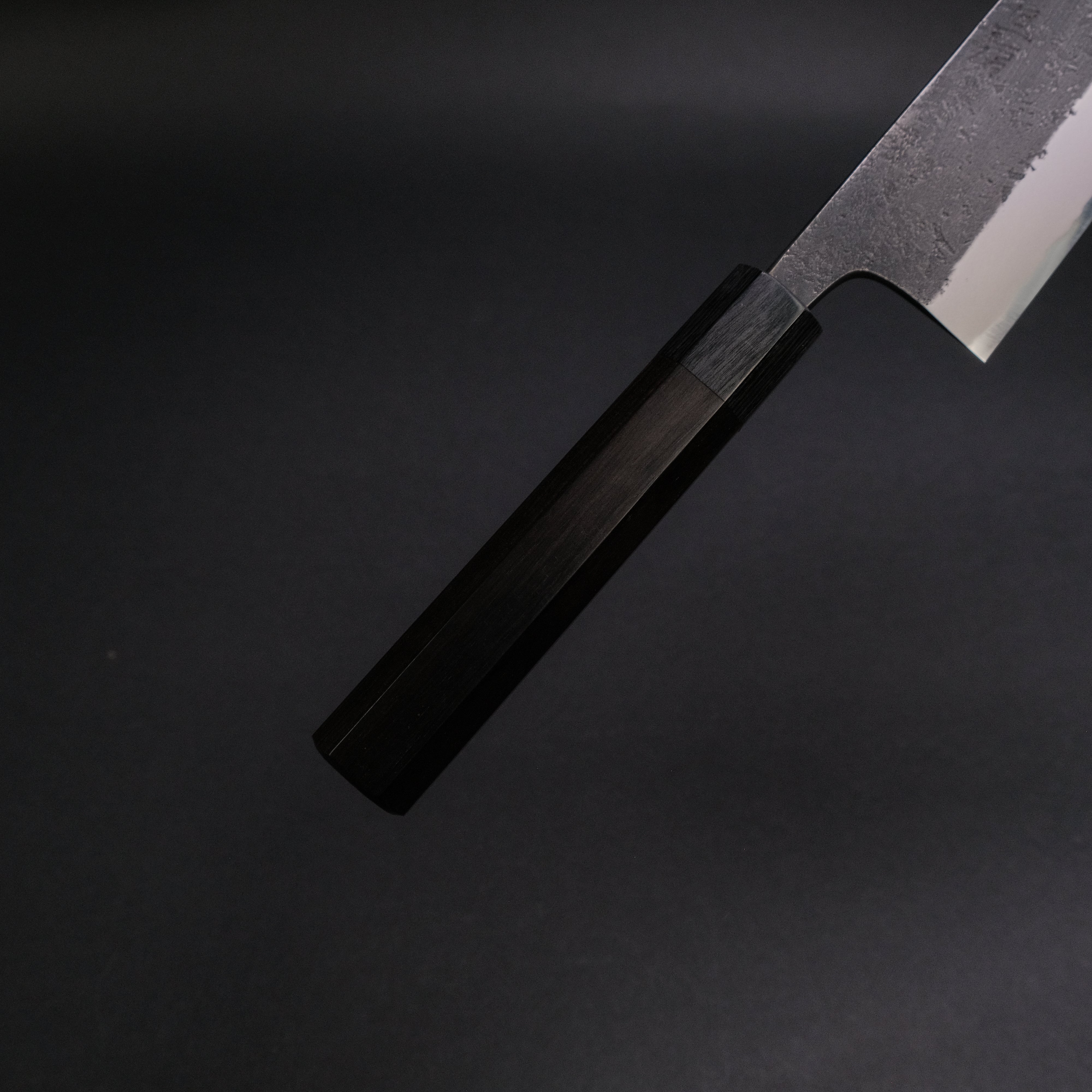 Premium Toshihiro Wakui Kurouchi Nashiji Blue #2 Gyuto 240mm Japanese Chef Knife - Handcrafted Ebony Handle - Professional Kitchen Knife for Sushi, Meat & Vegetables (Limited Discount)